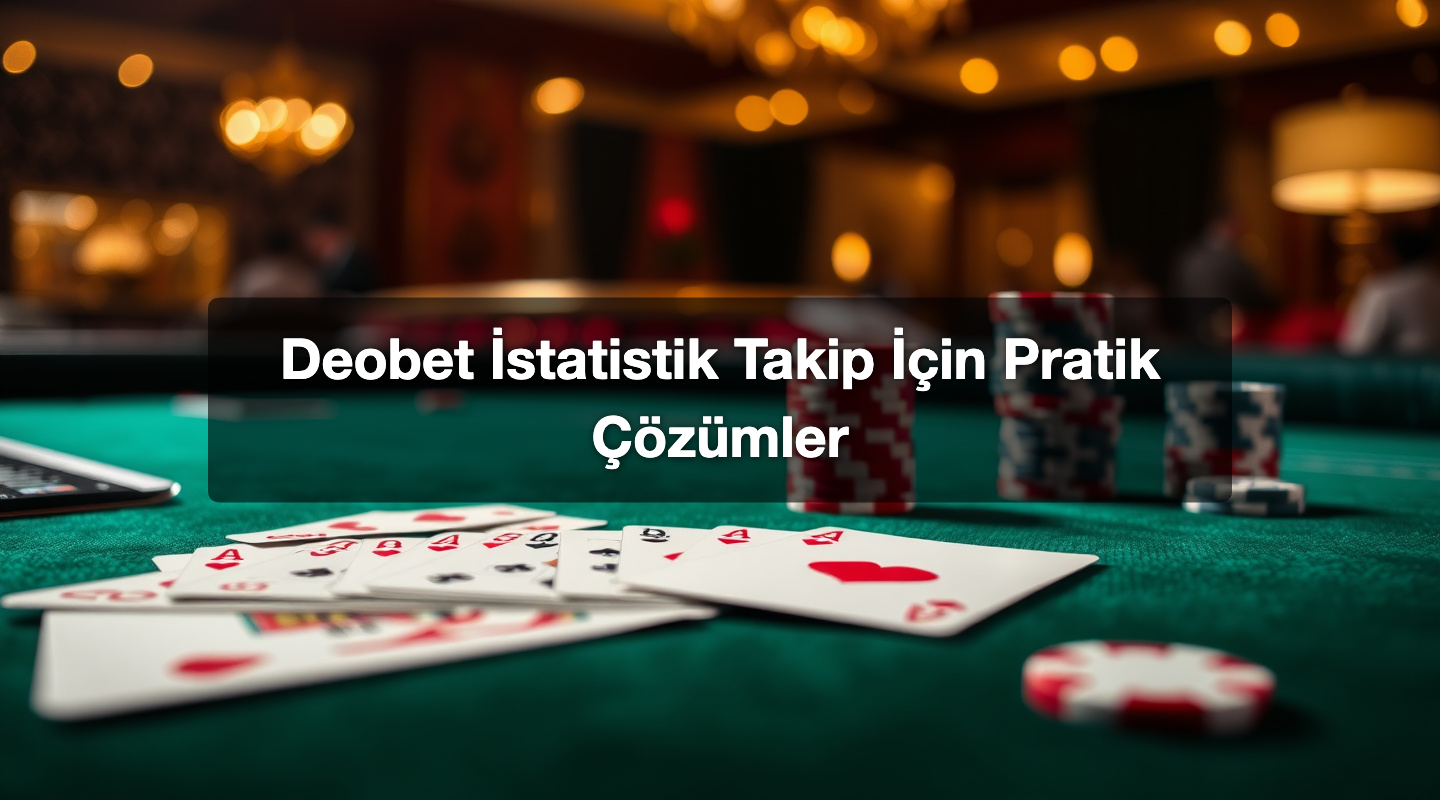 Deobet İstatistik Takip İçin Pratik Çözümler